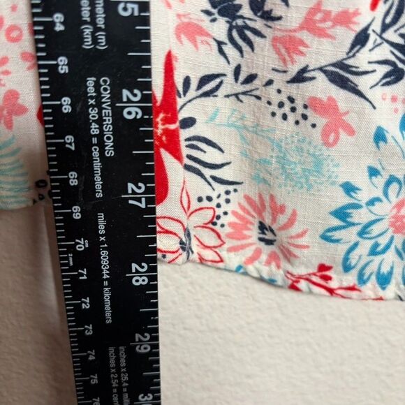 Sonoma Tank Top Women's Medium V-Neck Floral Sleeveless Printed Boho Shirt - Picture 5 of 8